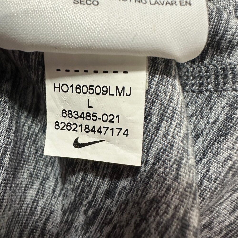 Nike DRI-FIT Element 1/4 Zip Running Pullover Shirt Men L Gray 30" Lake Placid - Picture 7 of 15
